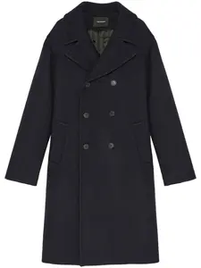 Двубортное пальто YVES SALOMON, синий