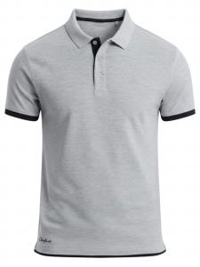 Ombre Поло в светло-сером цвете