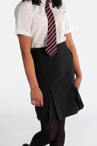 Юбка школьная для девочек Senior с двойными складками Trutex, черный