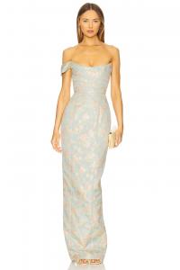 Платье Jackson Sau Lee, blue & green