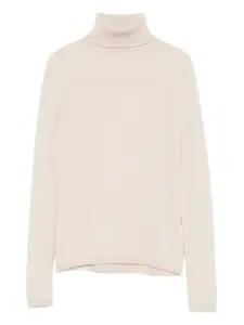 Кашемировый свитер с высоким воротником Eleventy, нейтральный