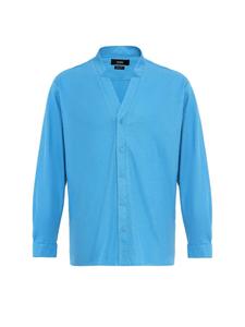 Рубашка на пуговицах стандартного кроя Antioch, синий