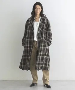 Длинное тренч Garage Of Good Clothing, цвет Check Brown