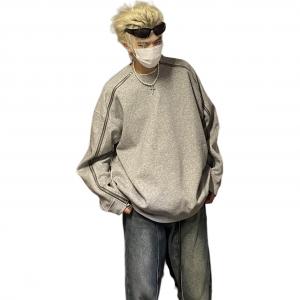 NEVER RULE Свитшот Unisex Gray Crew Neck Moderate Others