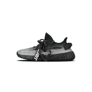 Кроссовки adidas originals Yeezy Boost 350 V2 Lifestyle Shoes Unisex Low-top Black/silver, черный/серебряный