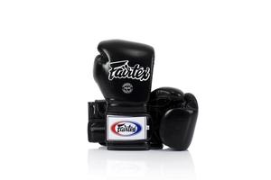 Боксерские перчатки Fairtex BGV9 Heavy Hitter's в мексиканском стиле, черные, 14 унций