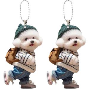 Креативная игрушка Teddy Puppy акриловая подставка высота 4,5 см/7,5 см ROUERXIONG