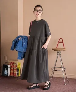 Платье-многоярус из лимитированной коллекции, Champion, эксклюзив.