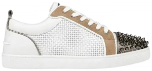Кроссовки Christian Louboutin Louis Junior Spikes Orlato, белый
