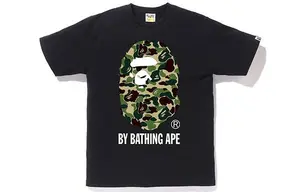 Футболка Bape Tiger Camo By Bathing A BATHING APE, черно-синяя
