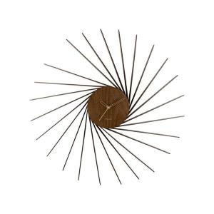Настенные часы Karlsson Helix, 7x68x7 см, коричневый