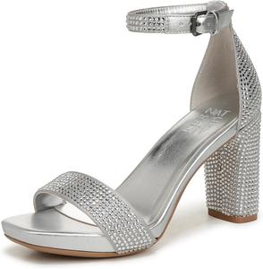 Женские слипоны Naturalizer, Cabaret O, серебряный