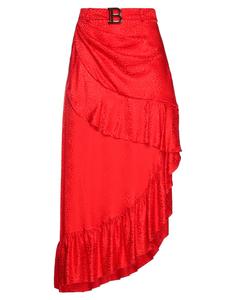 Юбка макси Balmain, красный