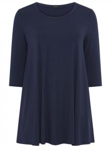 Рубашка-туника темно-синего цвета Laura Scott