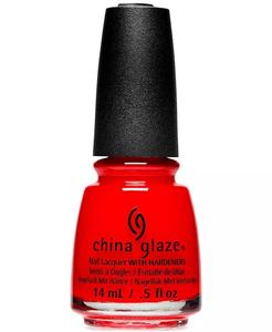 Лак для ногтей с отвердителями China Glaze, цвет Flame-boyant