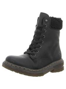 Ботильоны на шнуровке черного цвета rieker