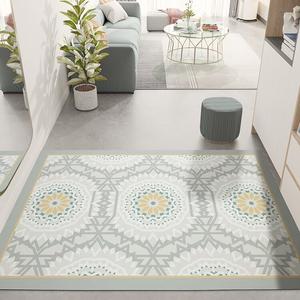 Dajiang Ковер 60х90 см для прихожей, влагозащитный, с кельтским узором, без зазора в дверном проеме