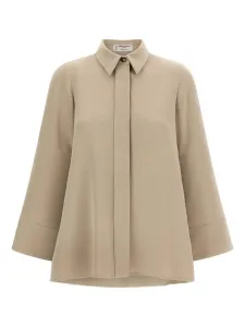 Рубашка со скрытыми пуговицами ALBERTO BIANI, нейтральный