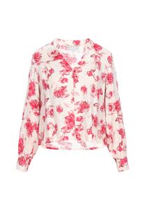 Usha Блузка в цветах Ivory, Rose, Pitaya