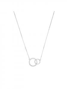 Amor Колье с подвеской, серебро 925 пробы, родированное серебро