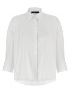 Рубашка с бриллиантовой нитью Fabiana Filippi, белый