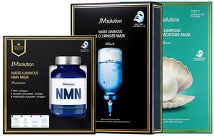 JM Solution New Dual Chamber NMN увлажняющая маска для лица успокаивающая, осветляющая, подтягивающая, увлажняющая для всех типов кожи JMsolution