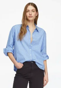 Блузка на пуговицах Comma, Hellblau