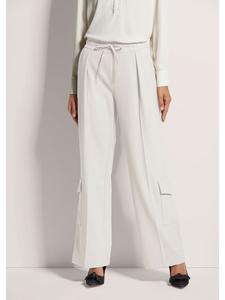 MADELEINE Брюки-карго без шнурков, кремового цвета