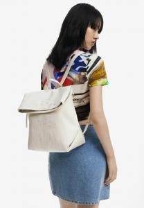 Рюкзак MEDIUM CHROME FLAP Desigual, серый