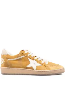 Замшевые кроссовки со звездами GOLDEN GOOSE, коричневый