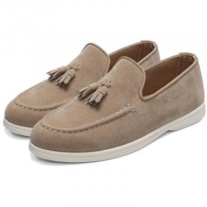 Medd Лоферы мужские красновато-коричневые/светло-серые/кофейные/песочные - песочные, цвет Sand