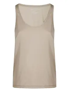 Топ с U-образным вырезом Majestic Filatures, коричневый