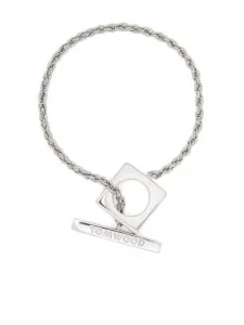 Браслет Square Rope Tom Wood, серебристый