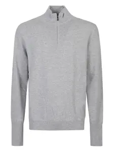 Свитер на молнии с высоким воротником Ballantyne, серый