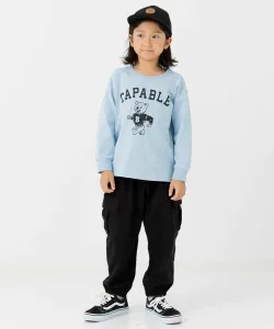 Футболка с длинными рукавами, 100% хлопок, с принтом Chil2, цвет L Bear/Saxophone