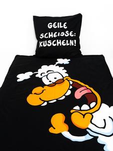 Постельное белье United Labels Ralph Ruthe Thorsten Dörnbach Geile Scheisse Kuscheln!, черный