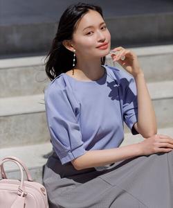 Топ с рукавами-фонариками ANY SIS, небесно-голубой