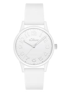 s.Oliver Часы Analog в белом цвете