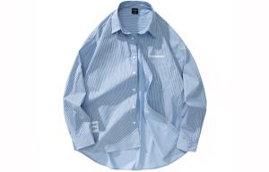 Футболка унисекс GOLFCROSS, синяя в полоску