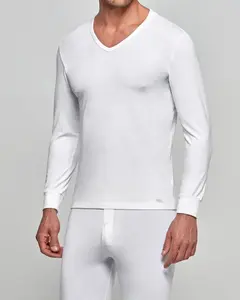 Мужская черная майка с длинным рукавом Impetus, белый