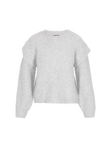 DreiMaster Женский свитер серого меланжевого цвета