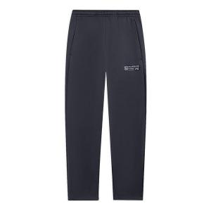 Штаны графические прямые спортивные штаны Li-Ning, серый