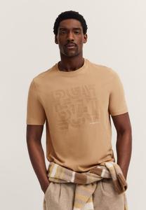Футболка bugatti Print T-shirt, Beige