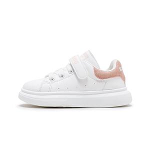 Низкие детские кроссовки для скейтбординга BOBDOG, белый/розовый