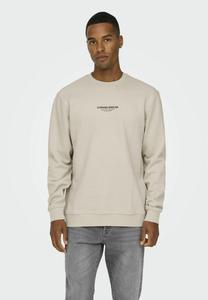 Толстовка ONSCURATED Only & Sons, серебряный