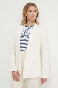 МИРКА Льняной пиджак Pepe Jeans, бежевый