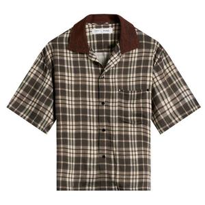 Принтованный поло топ Toga Archives, серый