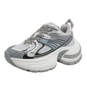 GIGIRYO Амортизирующие устойчивые к истиранию массивные кроссовки для женщин серые, цвет Gray