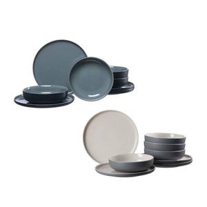 Набор посуды Ritzenhoff & Breker Jasper 16 шт, 1x1x1 см цвет schwarz-grau