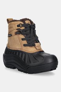 Детские замшевые зимние ботинки POWDERBUG ALPINE Columbia, коричневый